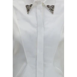 White Cotton Dress Shirt