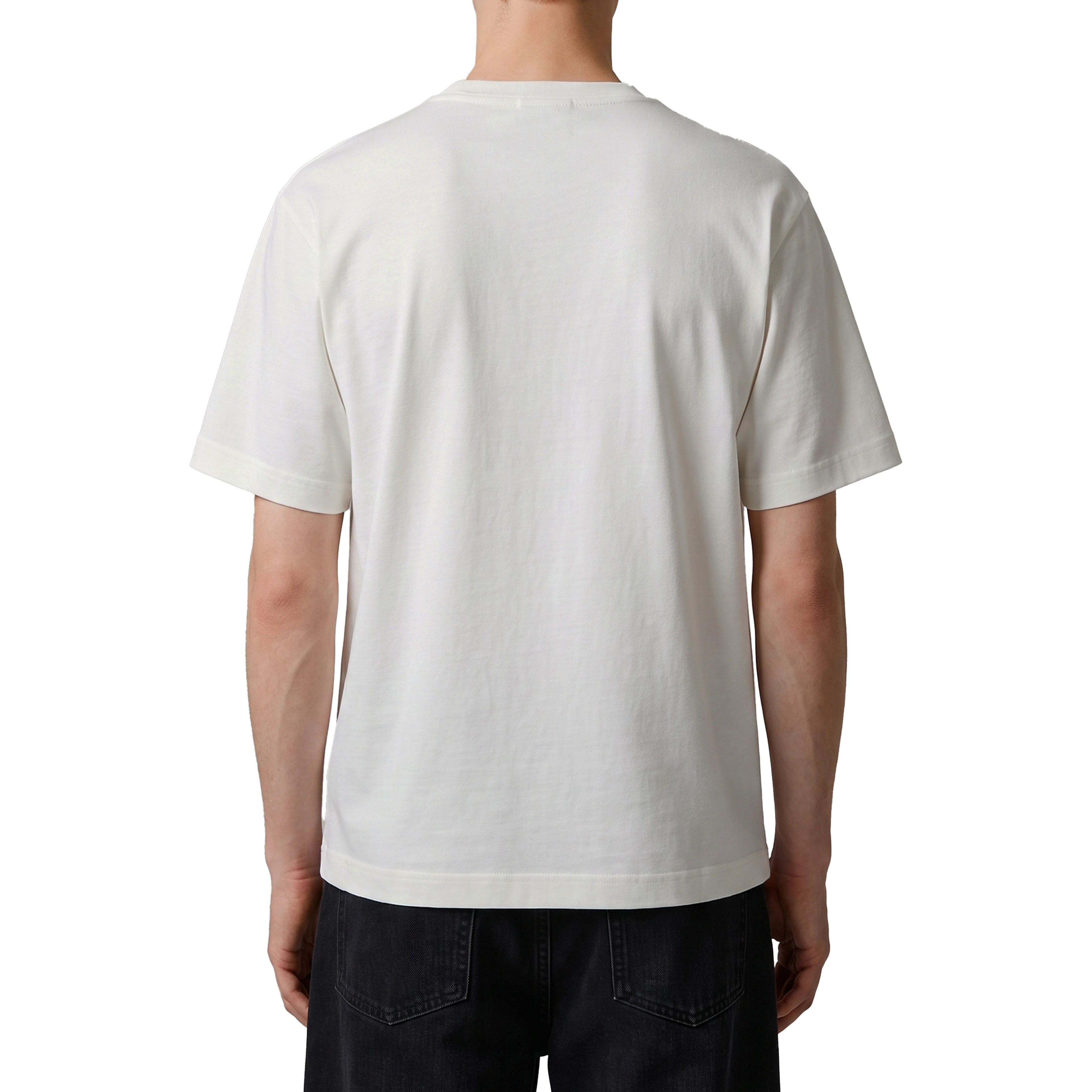 Cotton T-shirt with Check flag