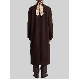 Dark brown Gala double-breasted coat