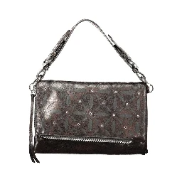 Black Polyurethane Women's Bag