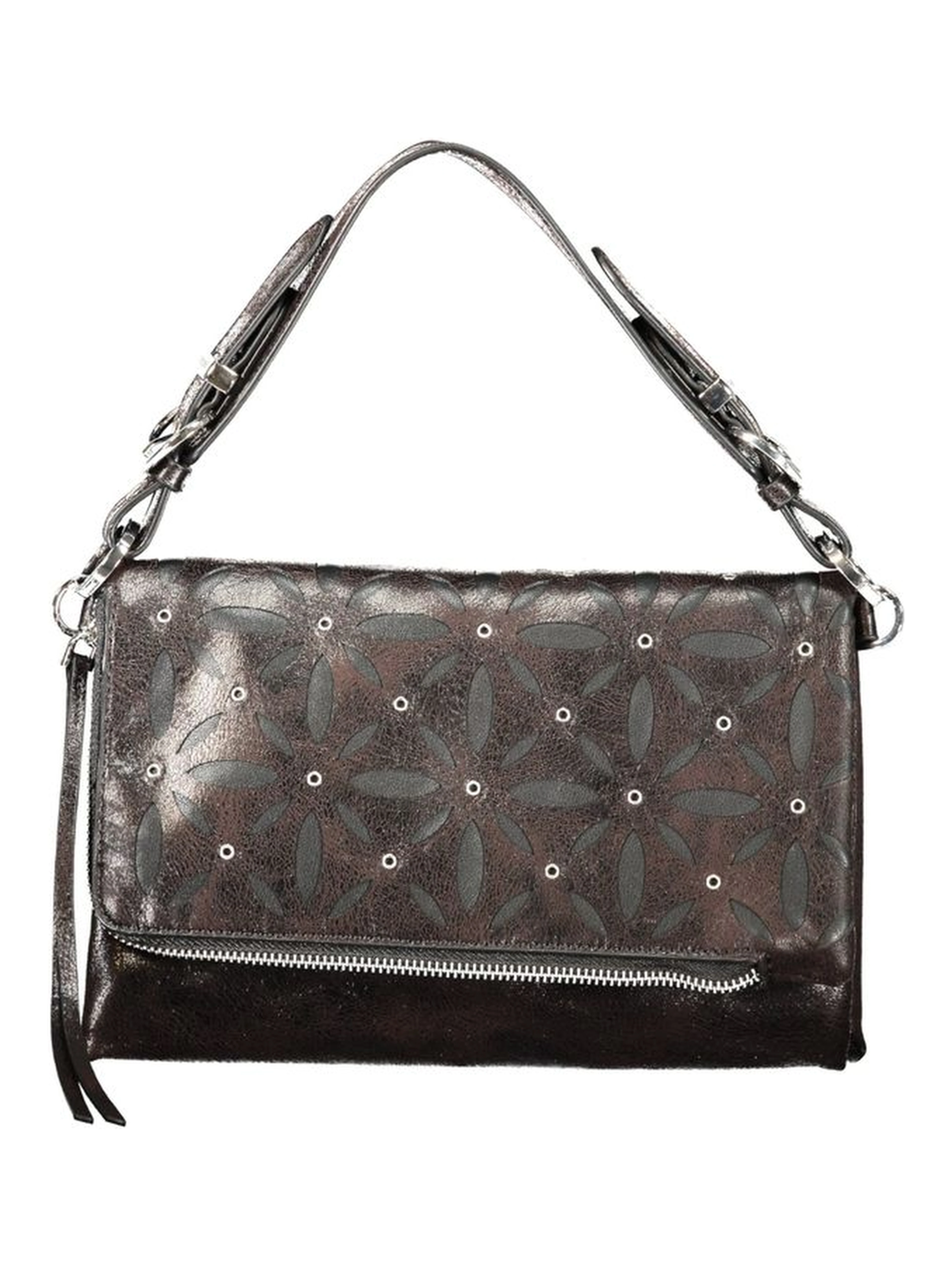Black Polyurethane Women's Bag