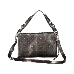 Black Polyurethane Women's Bag