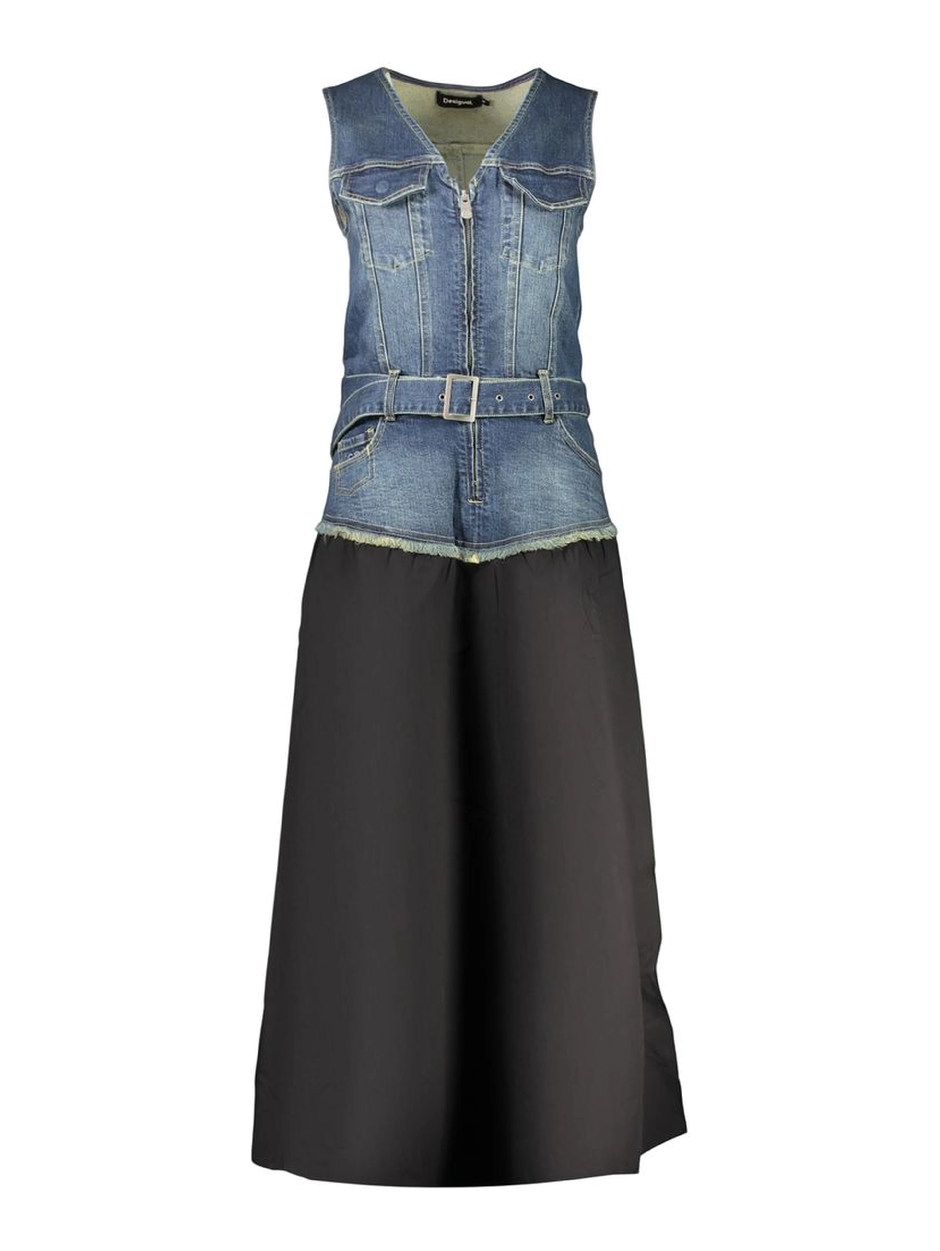 Black Cotton Women's Dress