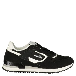 Black Polyester Men's Sneaker