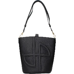 Black Leather Crossbody Bag