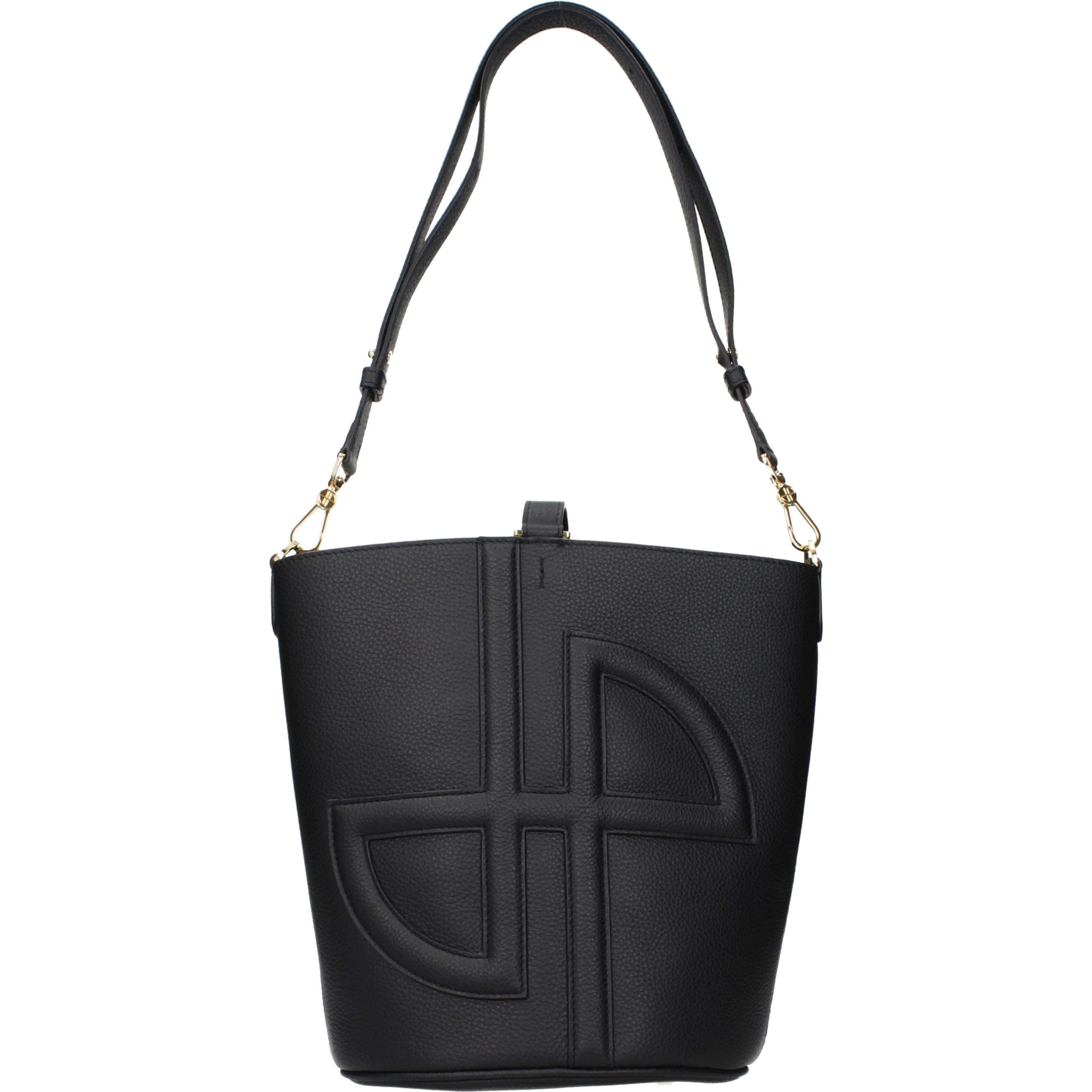 Black Leather Crossbody Bag