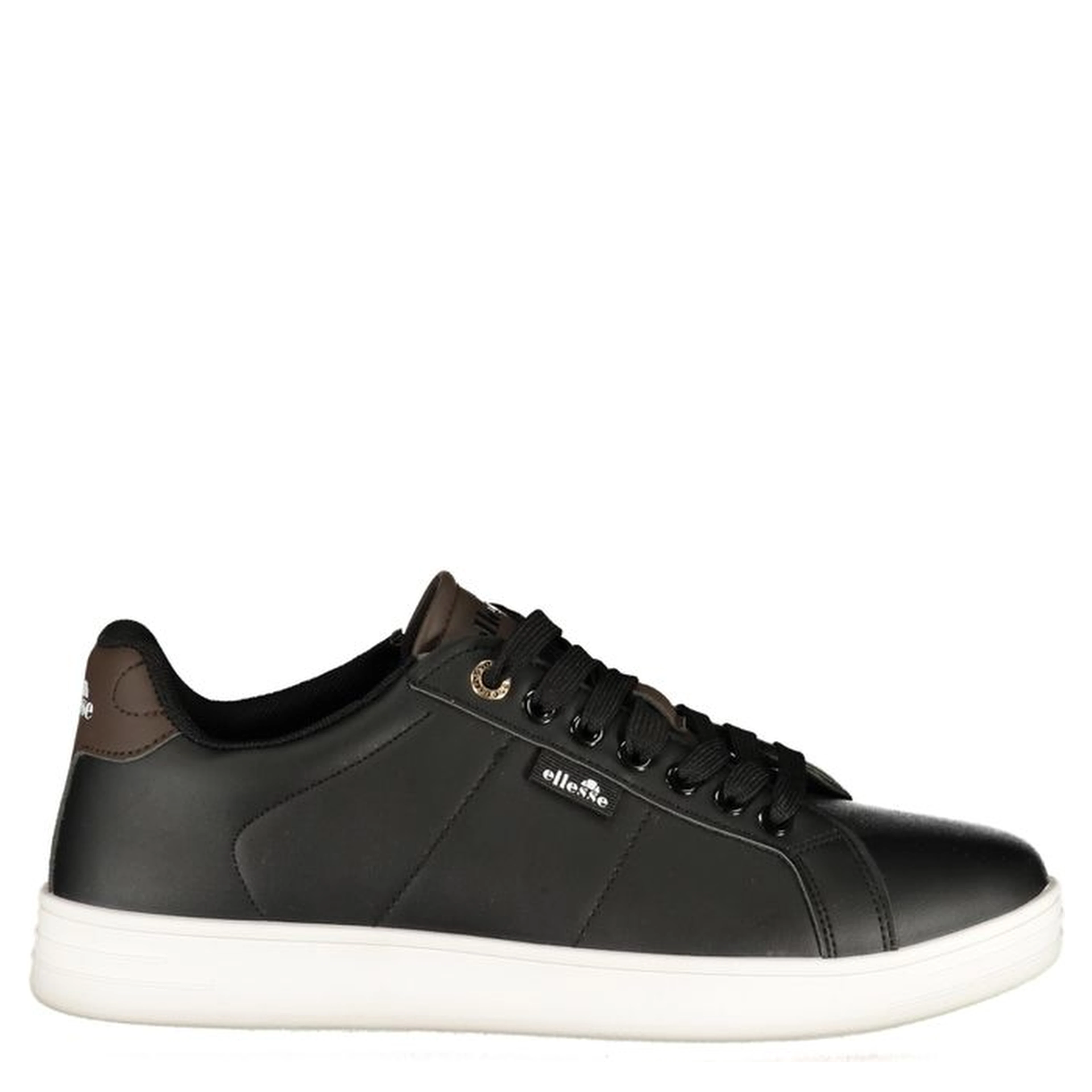 Black Polyurethane Men Sneaker