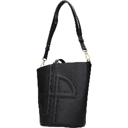 Black Leather Crossbody Bag