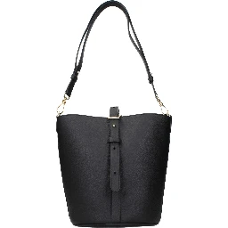 Black Leather Crossbody Bag