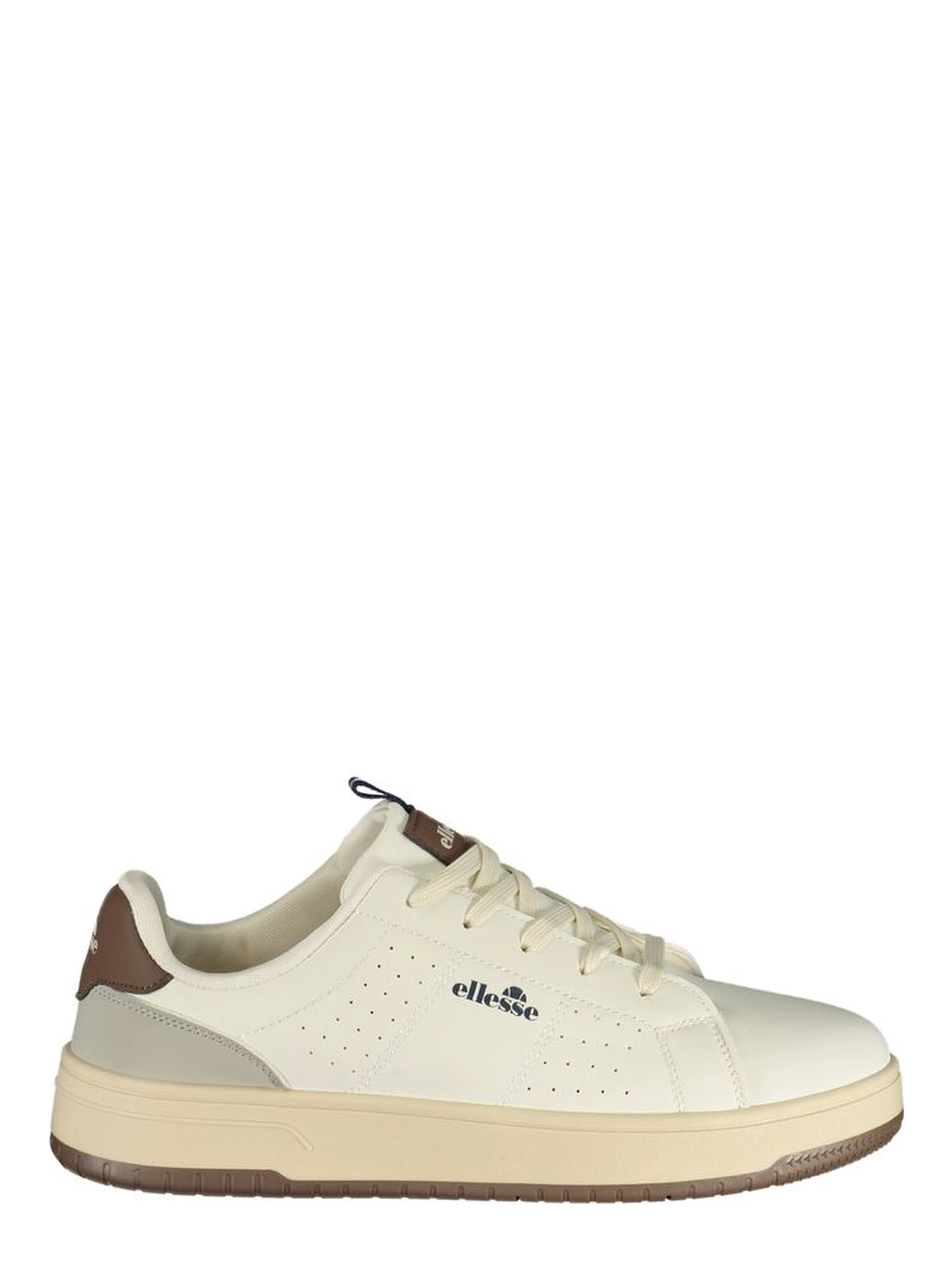 White Polyurethane Men's Sneaker