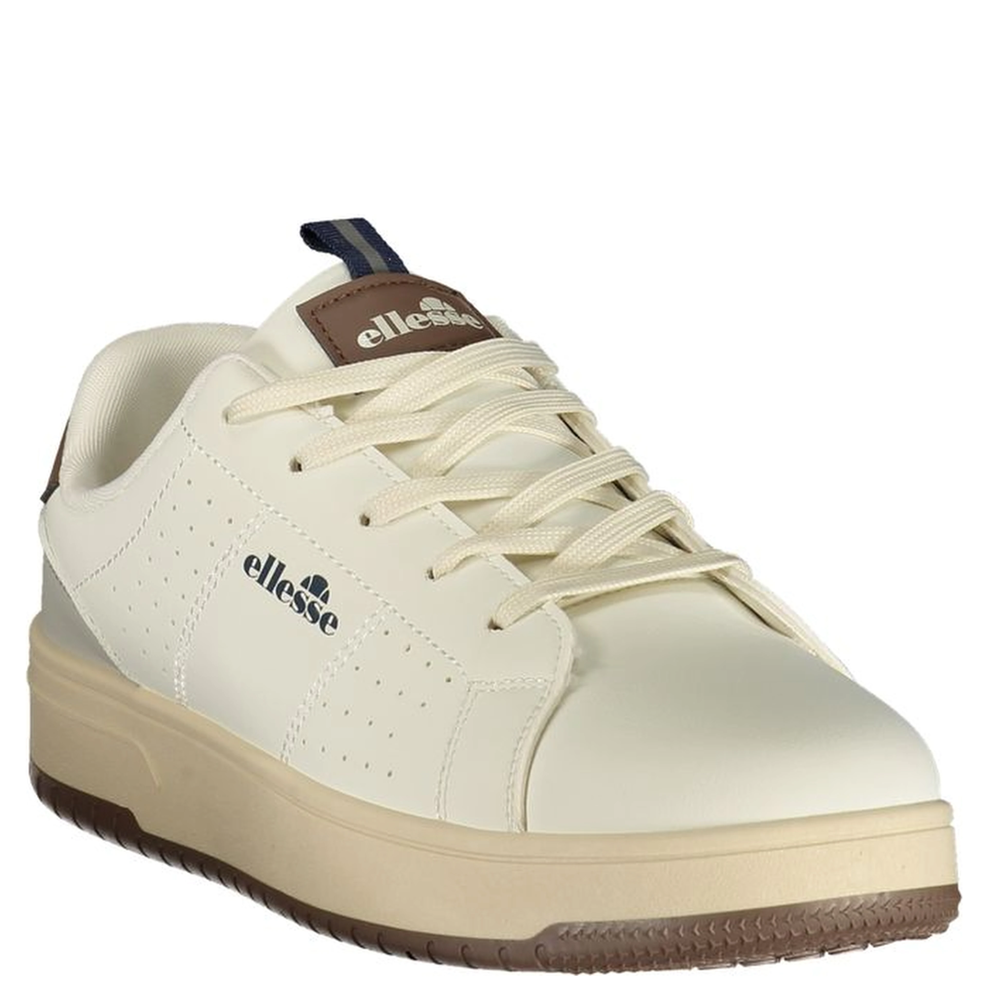 White Polyurethane Men's Sneaker