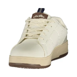 White Polyurethane Men's Sneaker
