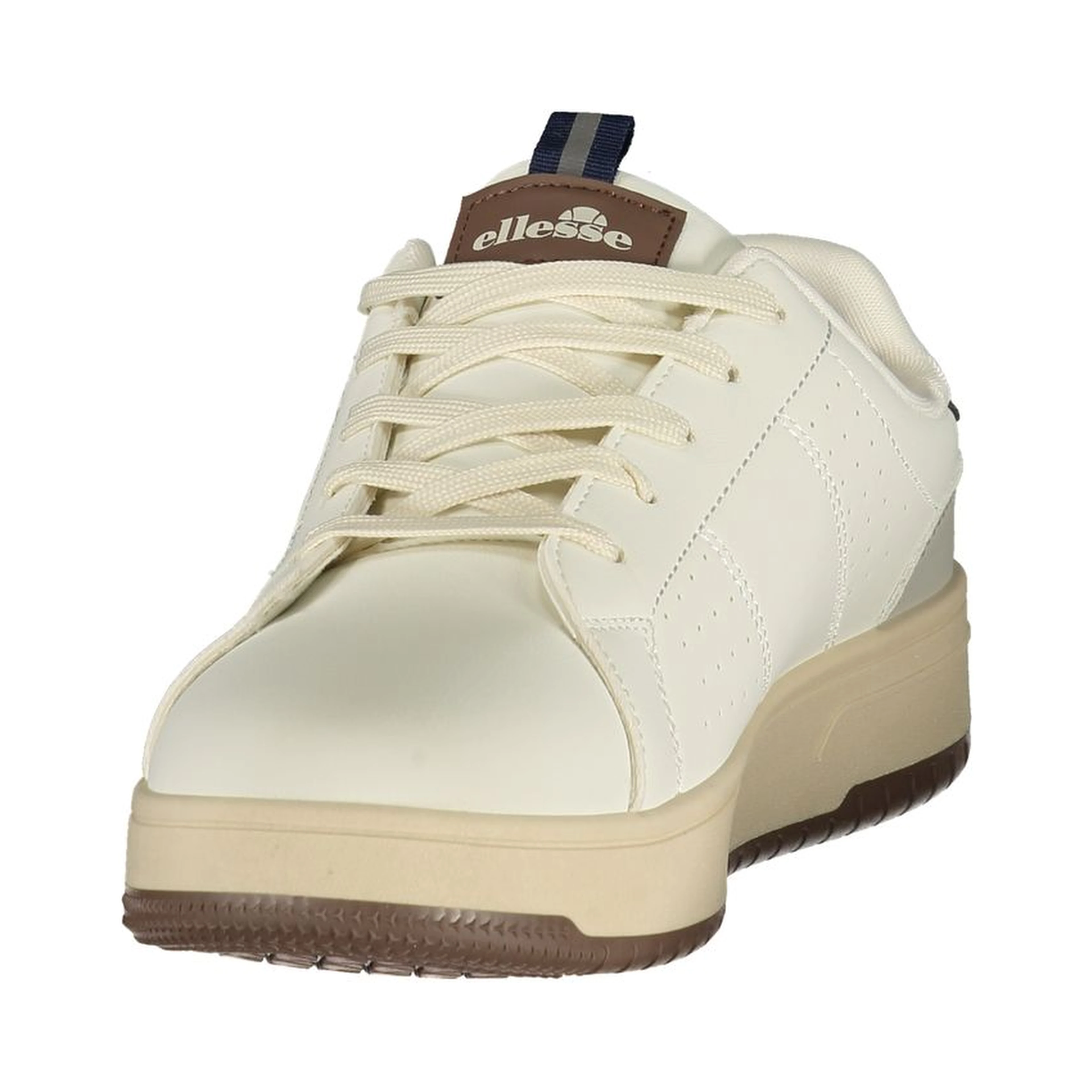 White Polyurethane Men's Sneaker