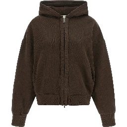 Brown Cotton Sweatshirt