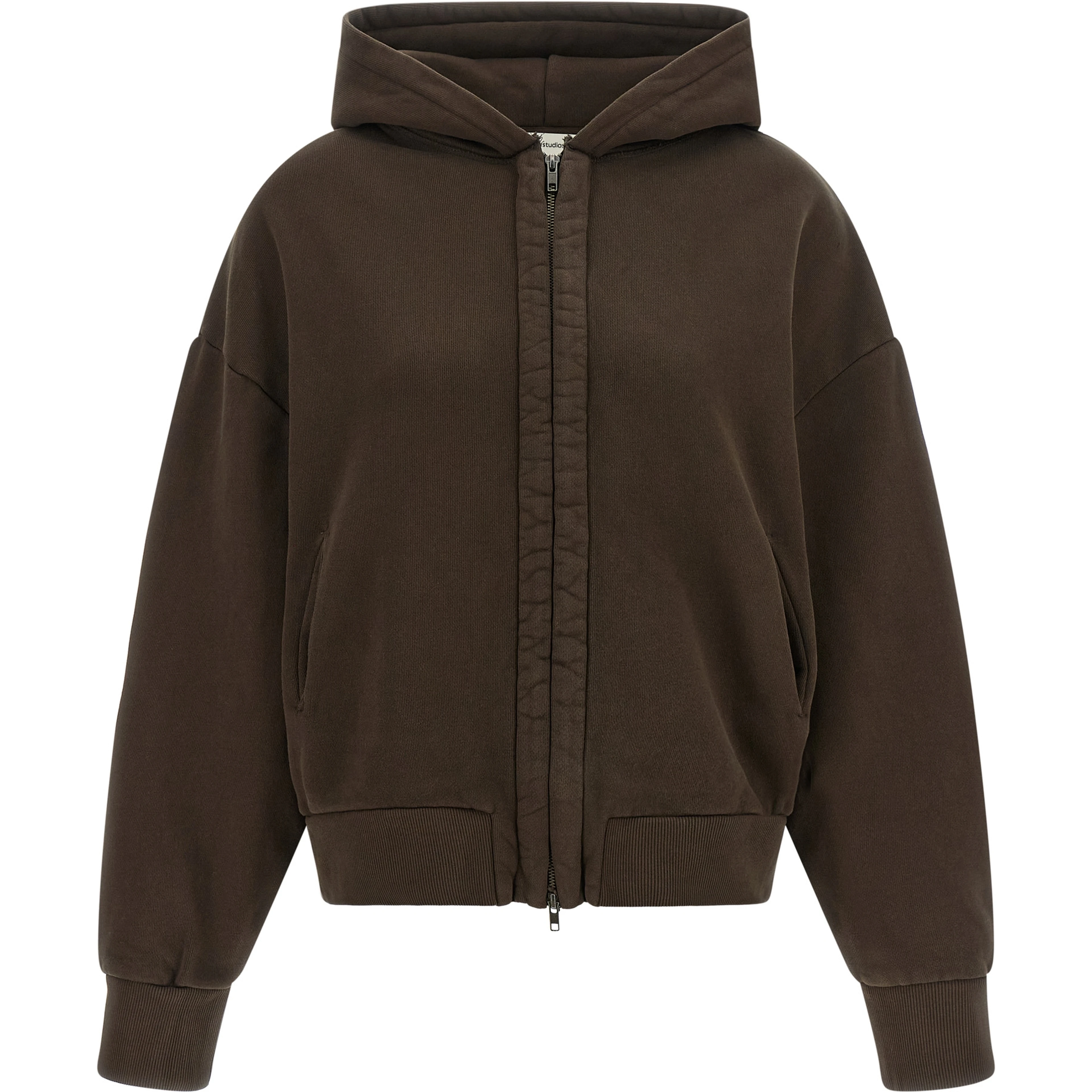 Brown Cotton Sweatshirt
