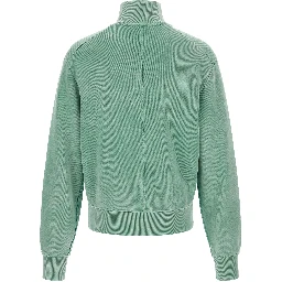 Bicolor Cotton Cardigan