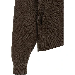 Brown Cotton Sweatshirt
