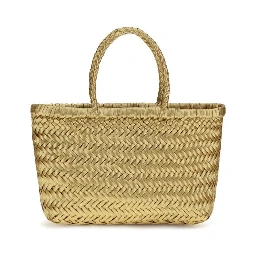 Gold Calf Leather Bos Taurus Handbag