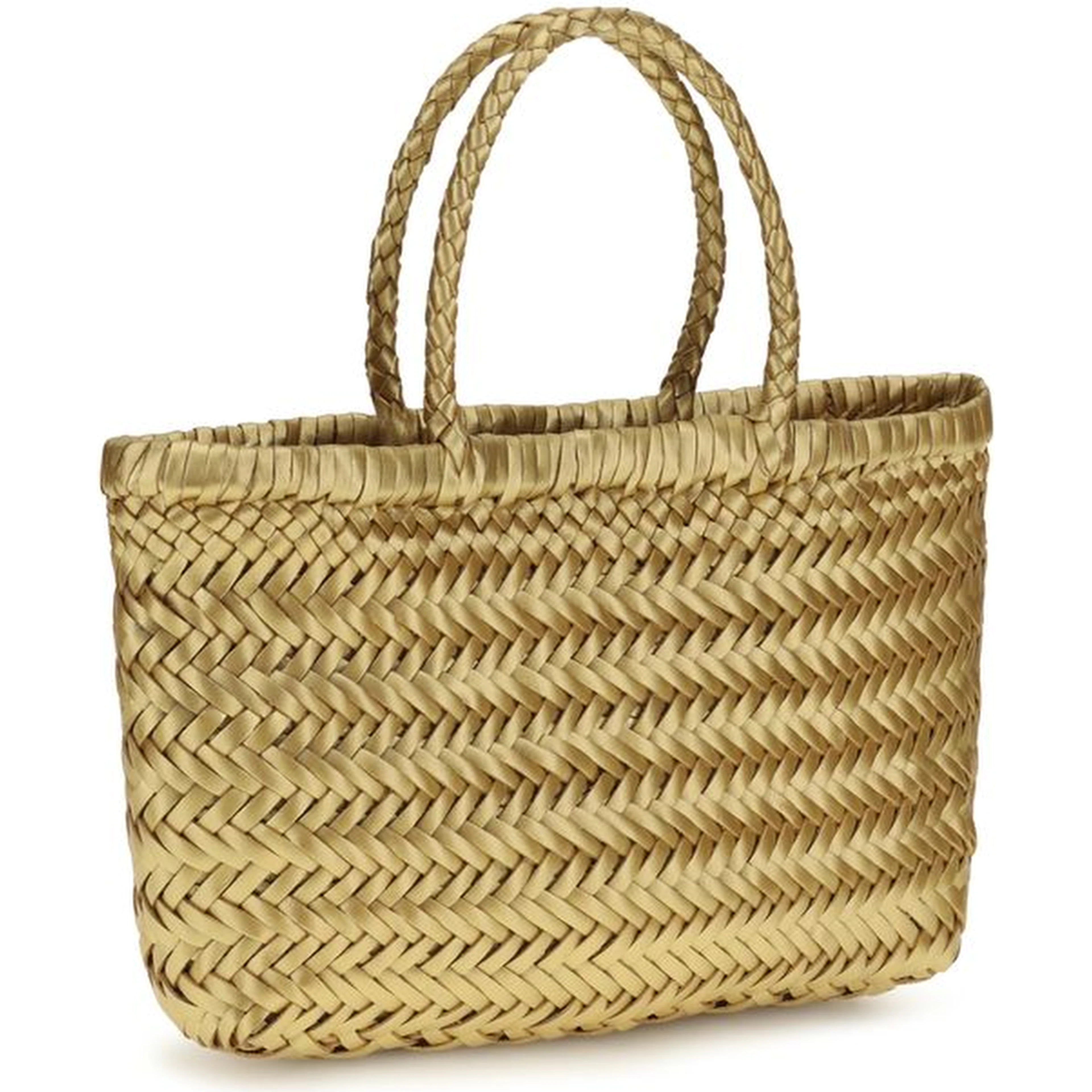 Gold Calf Leather Bos Taurus Handbag