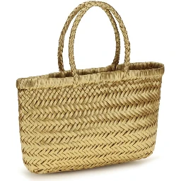 Gold Calf Leather Bos Taurus Handbag