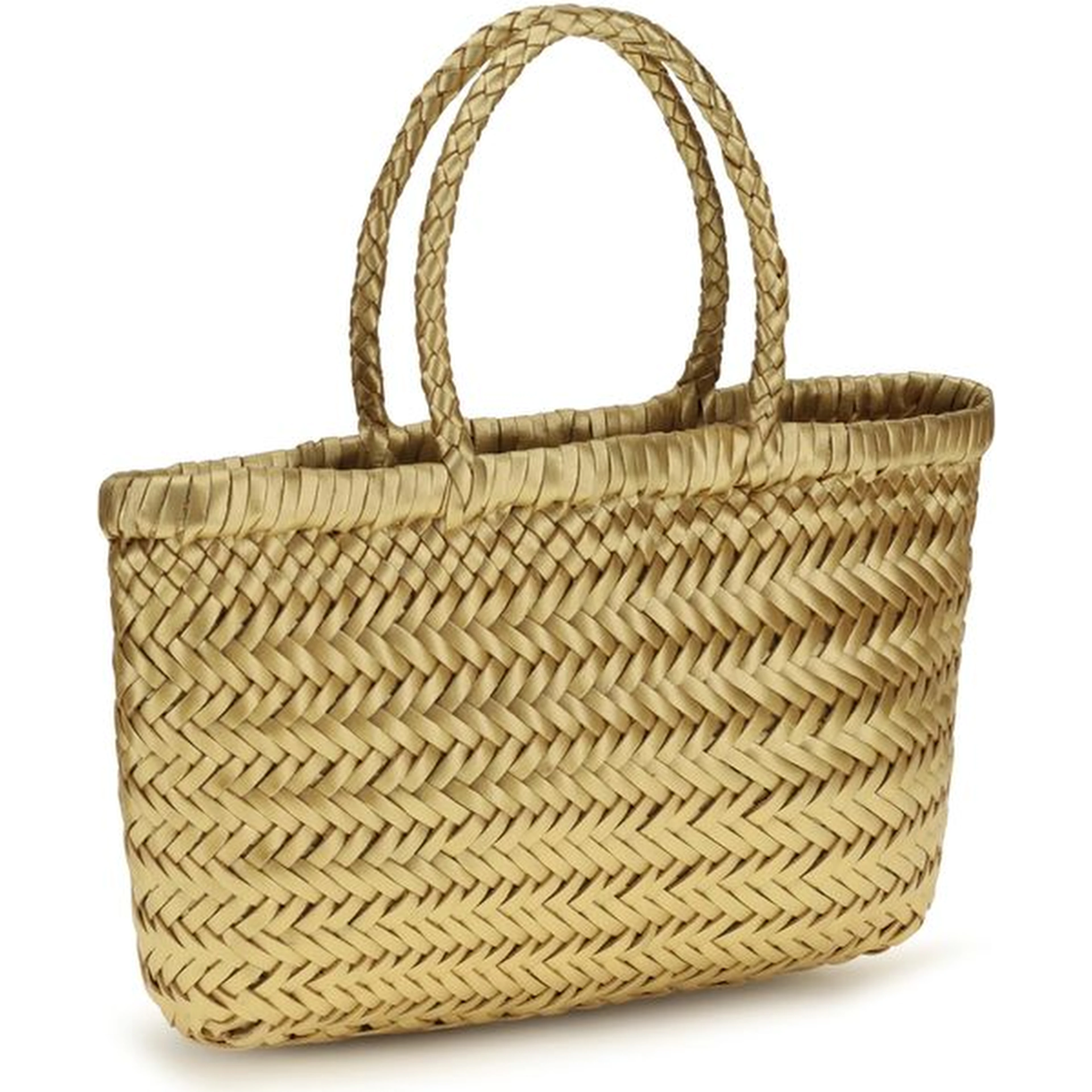 Gold Calf Leather Bos Taurus Handbag