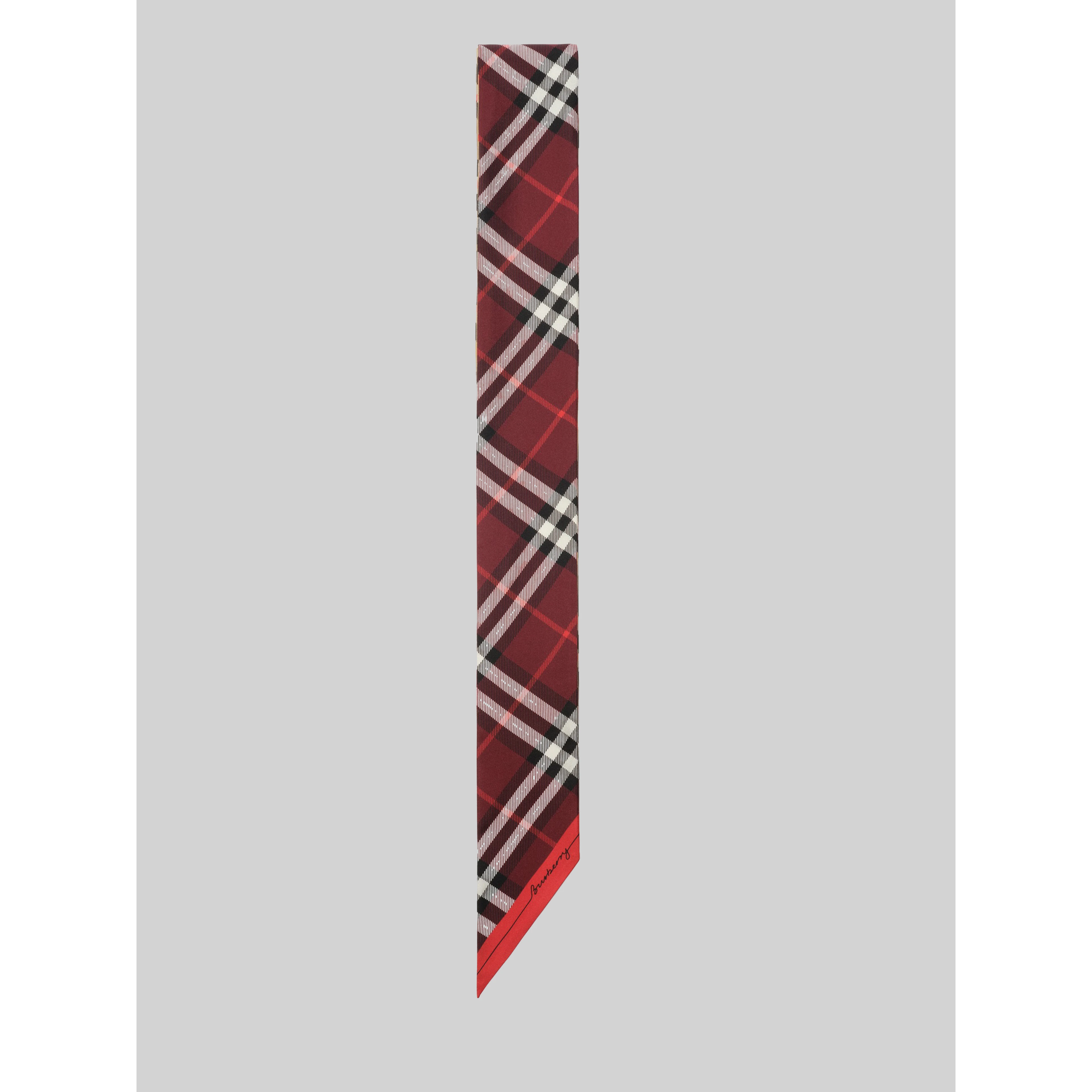 Silk twill ribbon