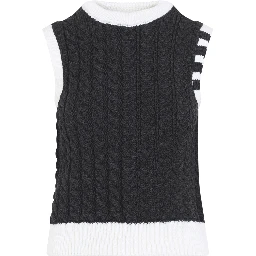Thom Browne Aran Cable Shell Top