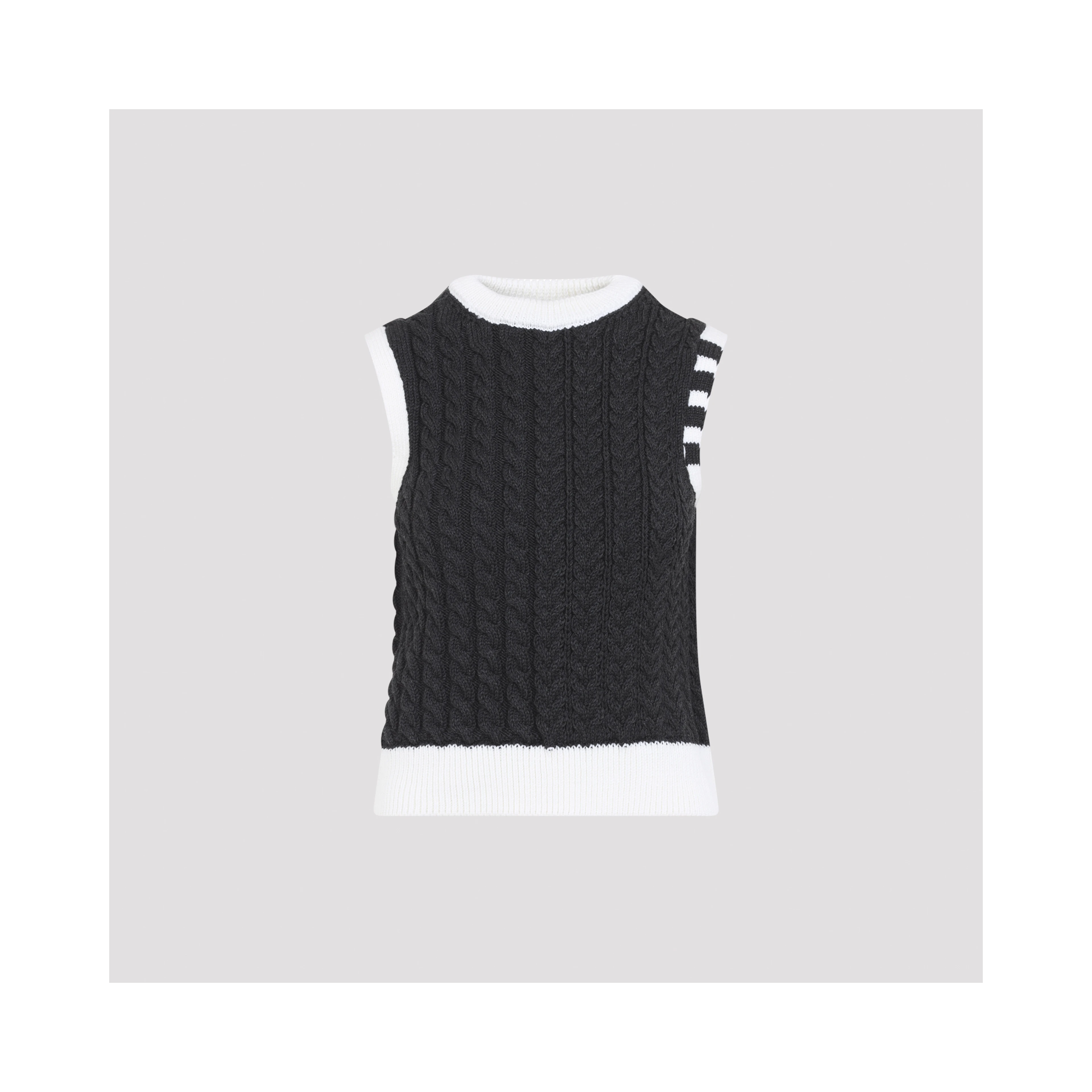 Thom Browne Aran Cable Shell Top