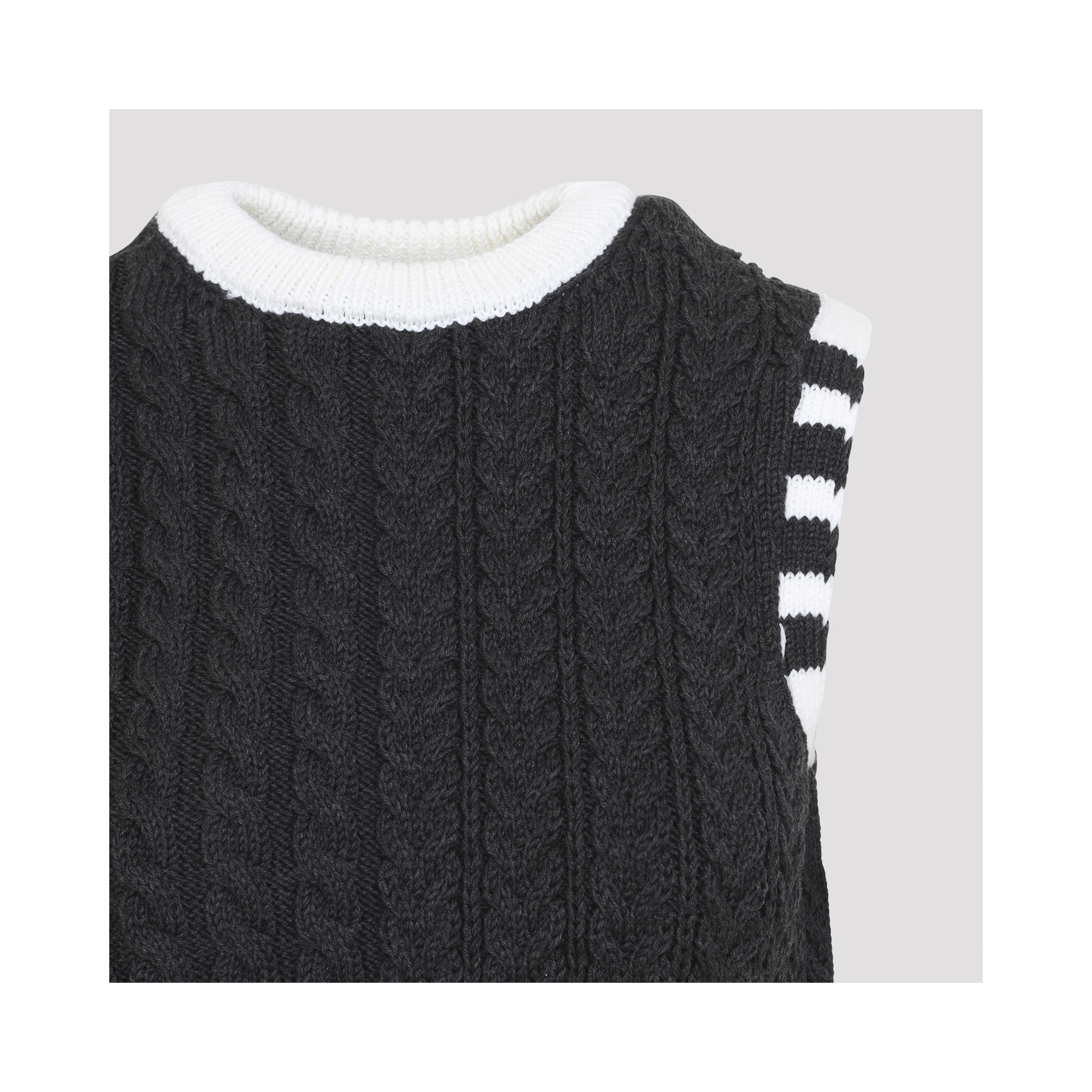 Thom Browne Aran Cable Shell Top