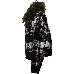 Kpop Faux Fur Collar Bomber