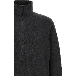 Black Polyester Sweatshirt