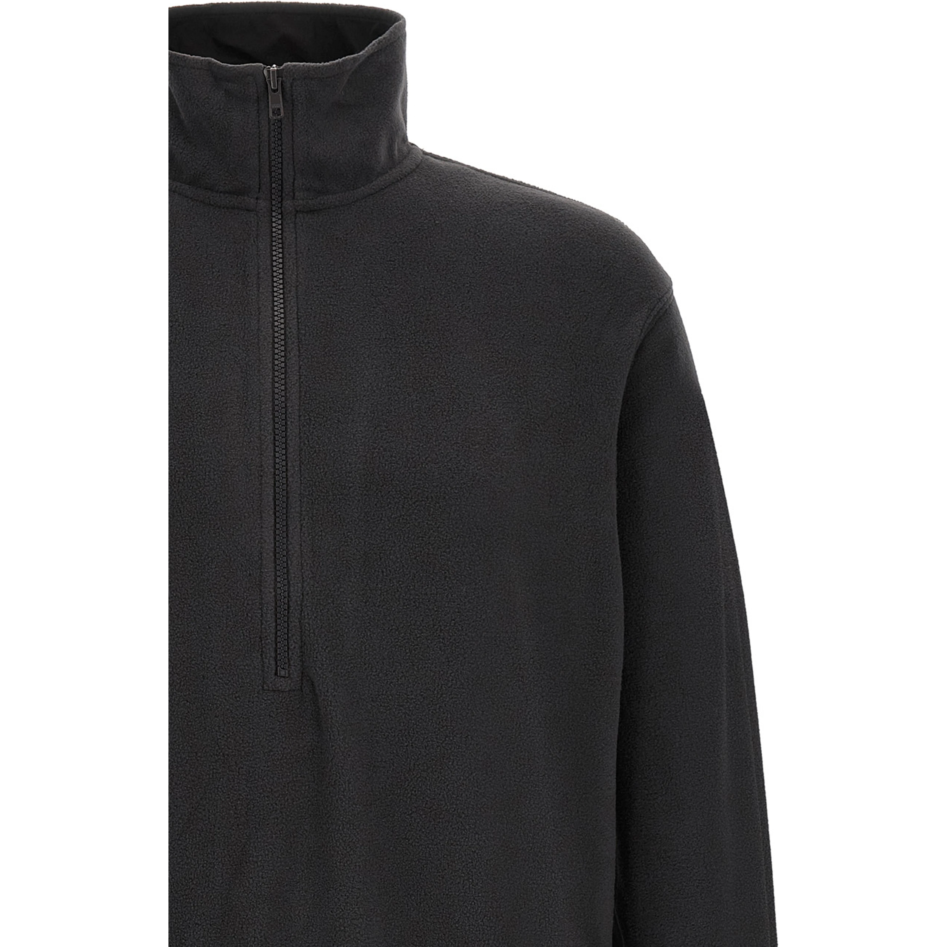 Black Polyester Sweatshirt