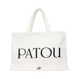 White Fabric Handbag