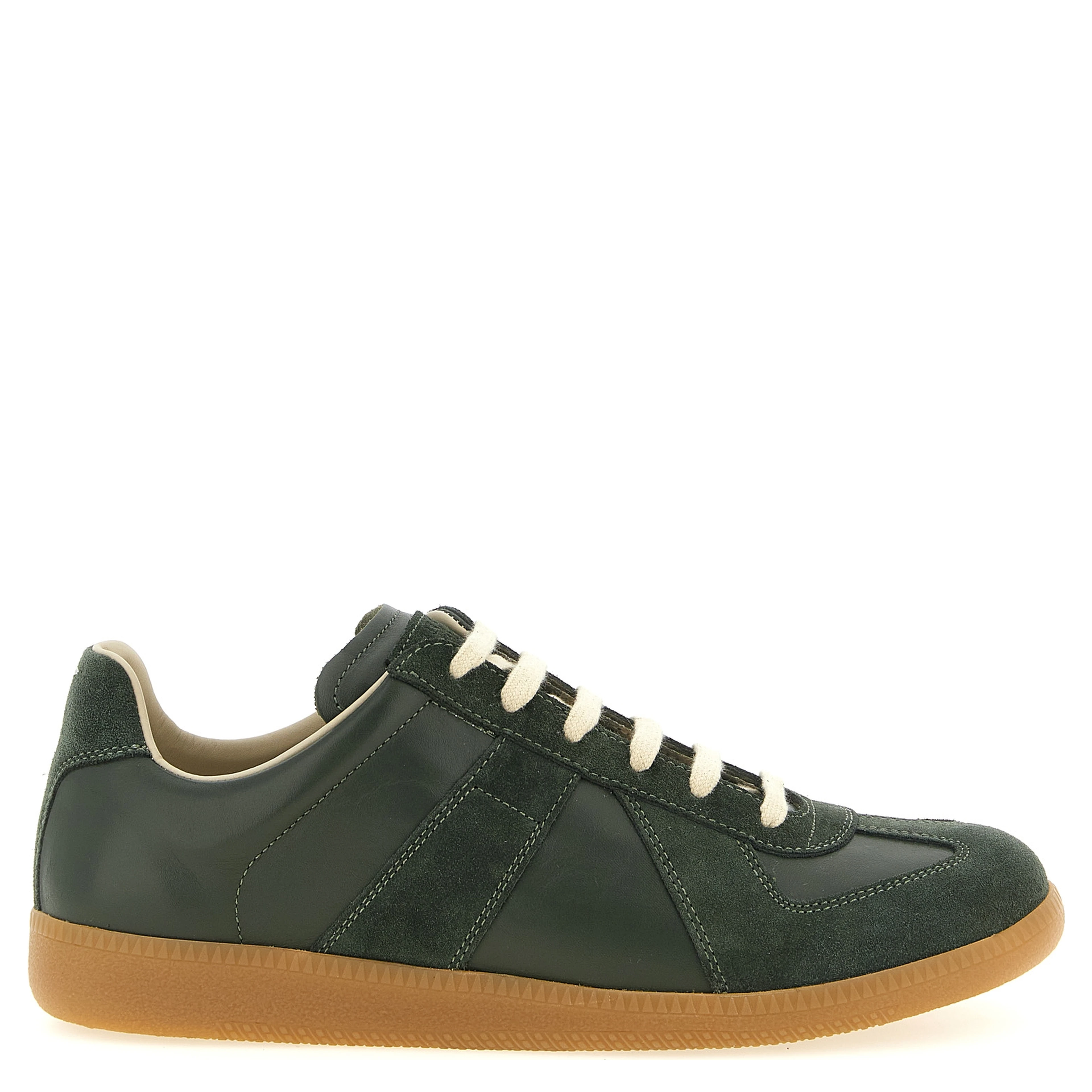 Bicolor Calfskin Low Top Sneakers