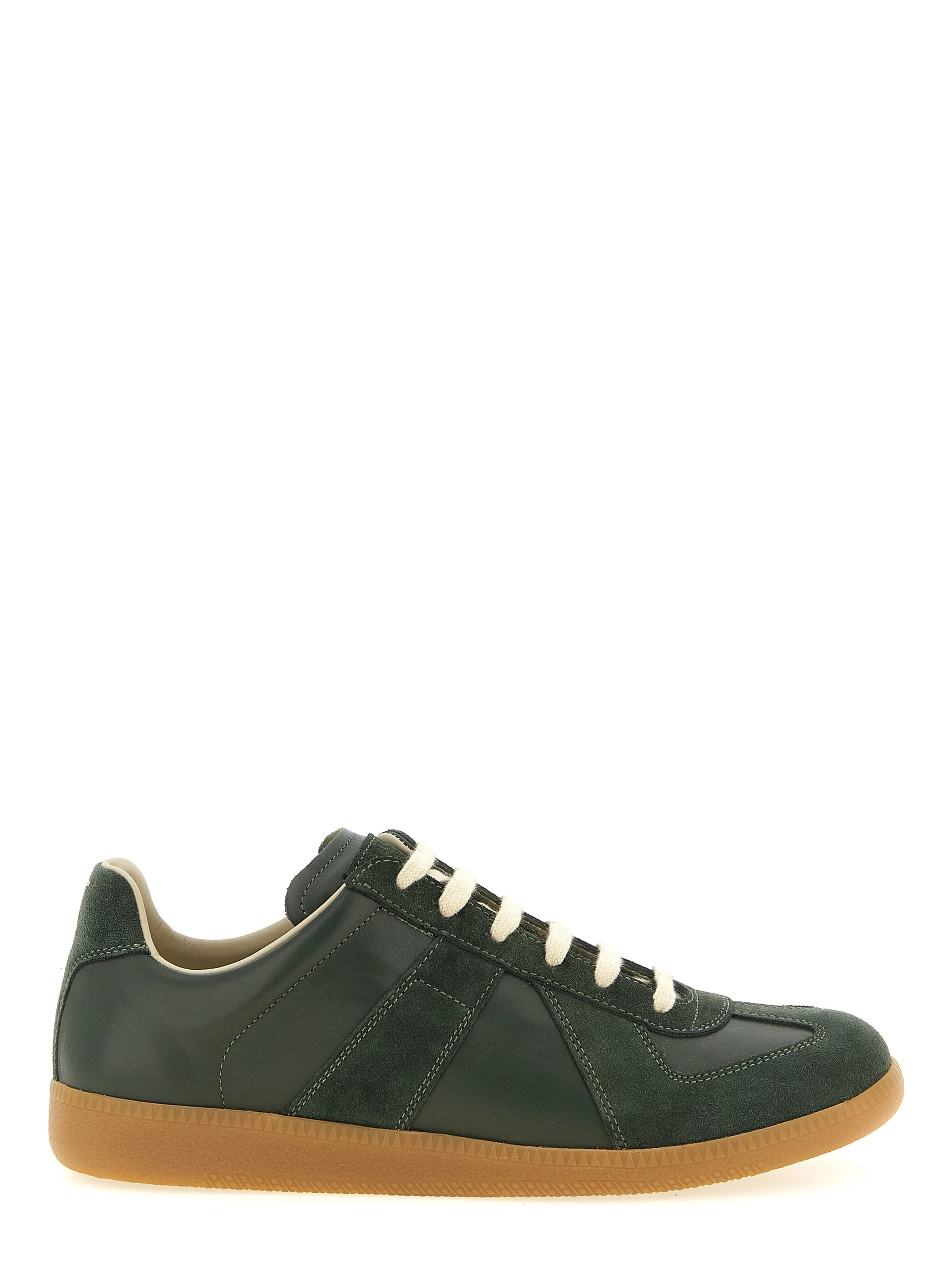 Bicolor Calfskin Low Top Sneakers