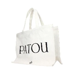 White Fabric Handbag