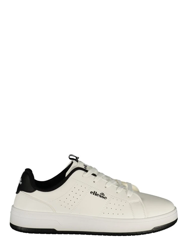 White Polyurethane Men's Sneaker
