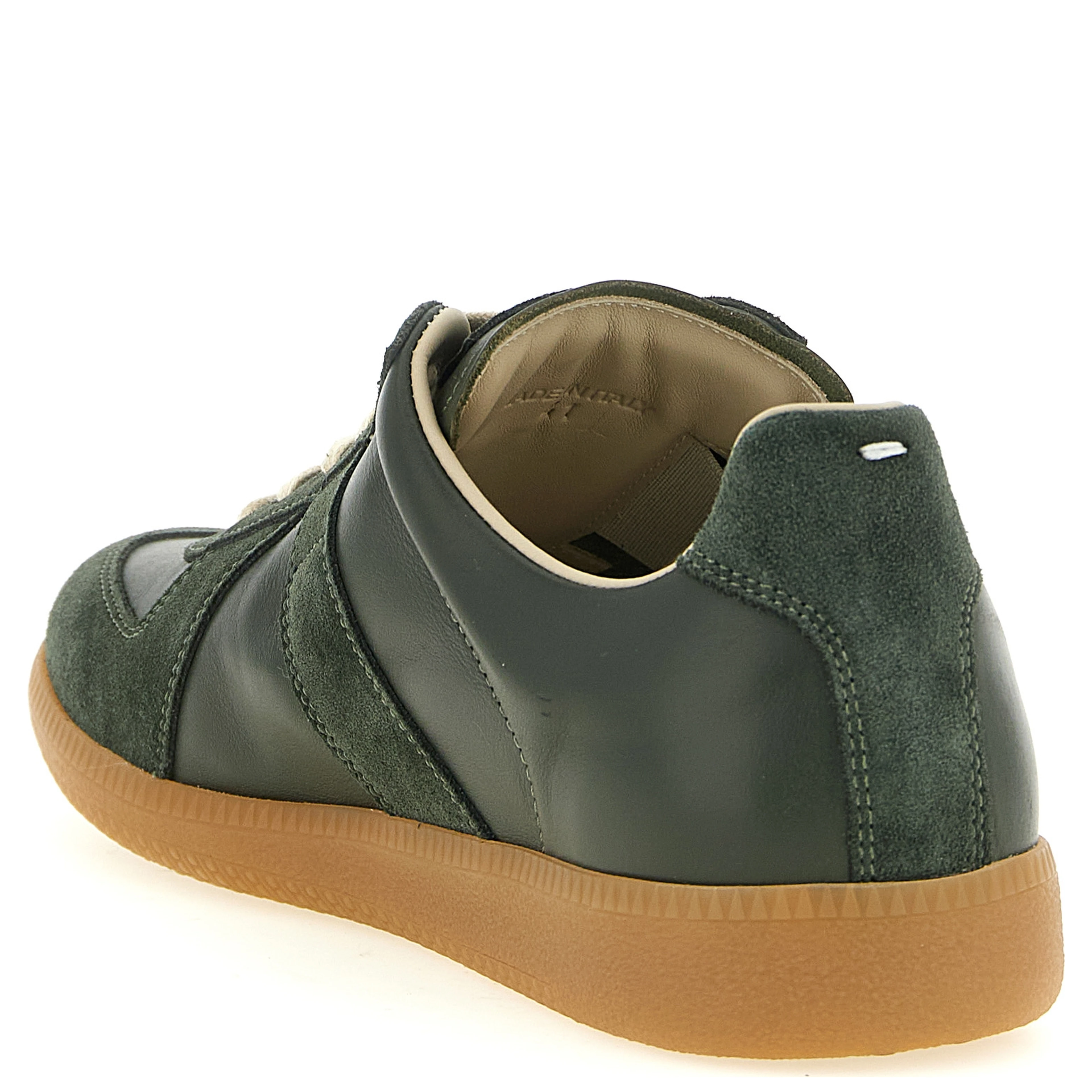 Bicolor Calfskin Low Top Sneakers
