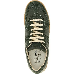 Bicolor Calfskin Low Top Sneakers