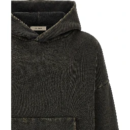 Black Cotton Sweatshirt