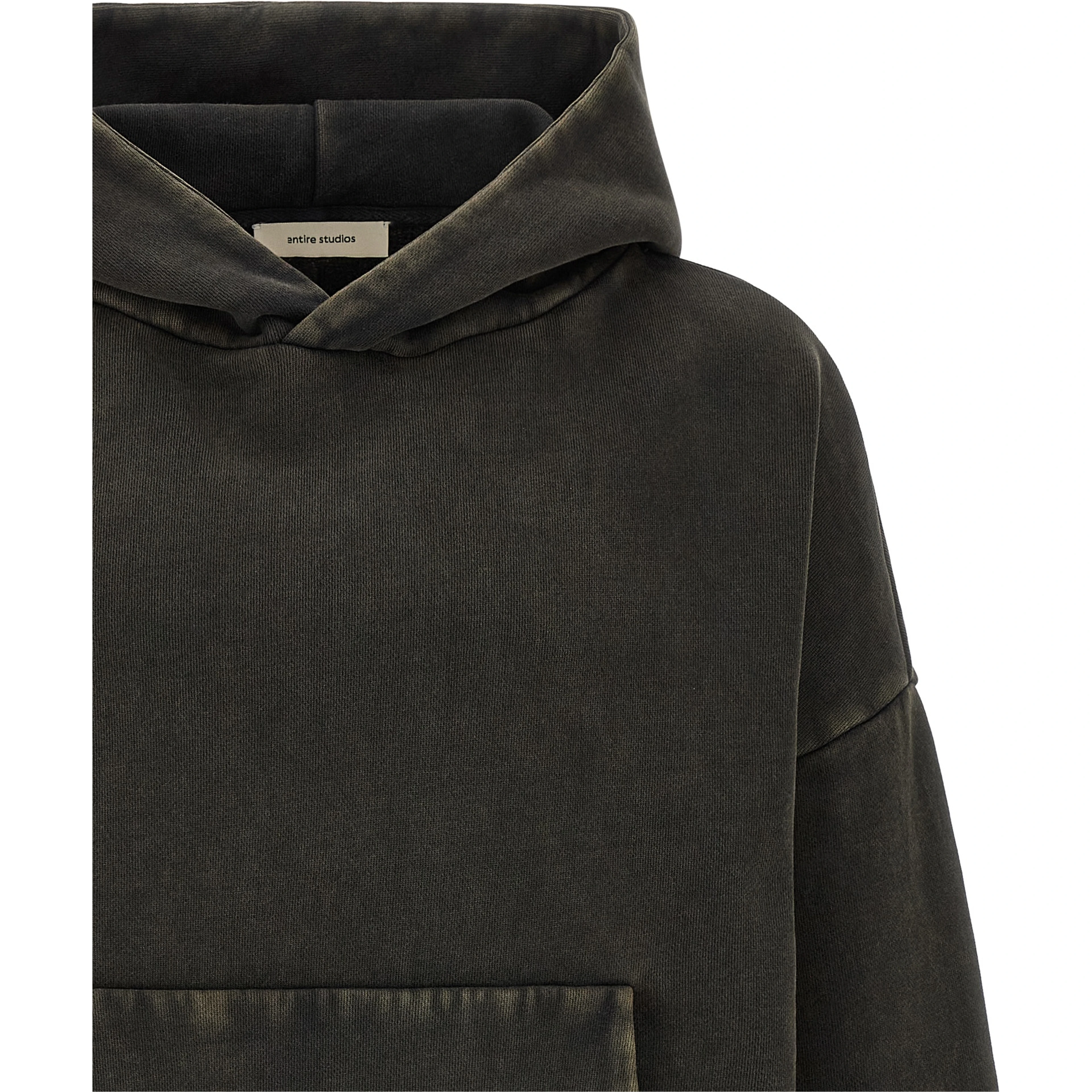 Black Cotton Sweatshirt