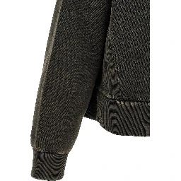 Black Cotton Sweatshirt