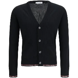 Black Wool Oves Aries Cardigan