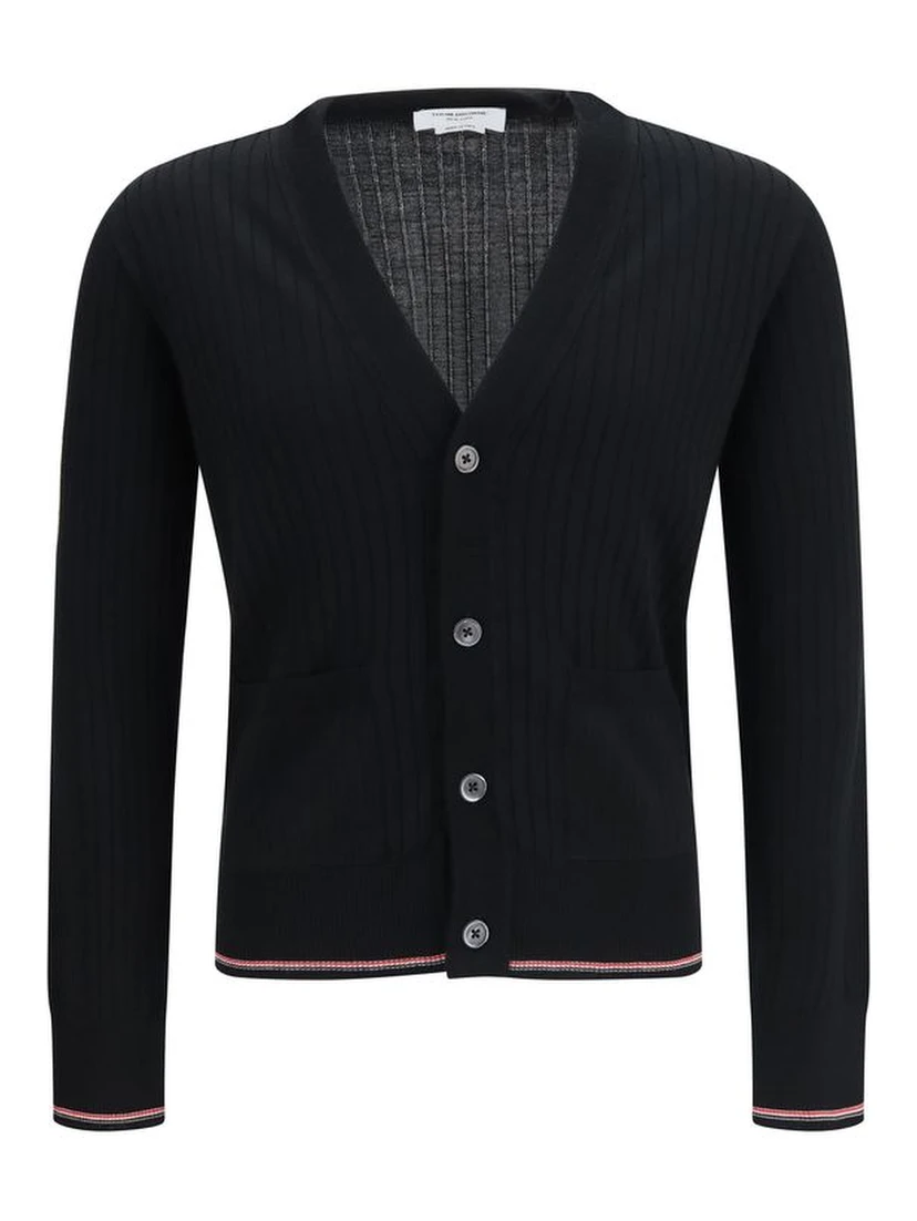 Black Wool Oves Aries Cardigan