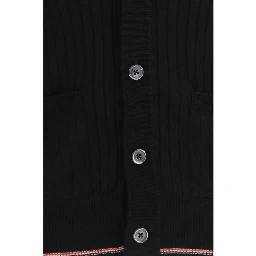 Black Wool Oves Aries Cardigan