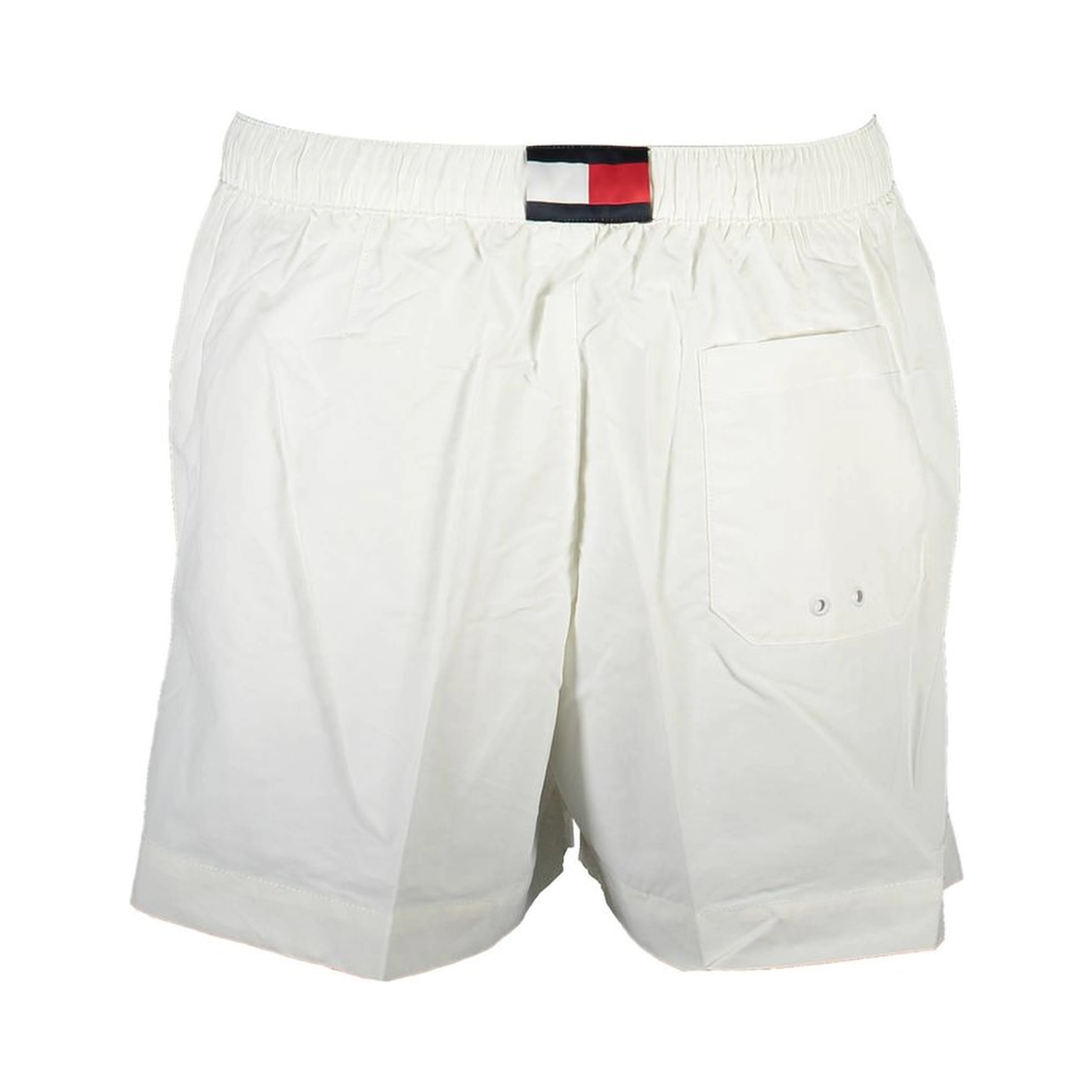 White Nylon Men's Swimwear