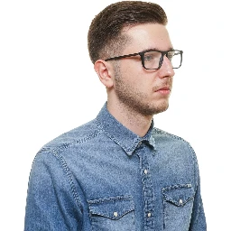 Black Plastic Glasses (Frames)