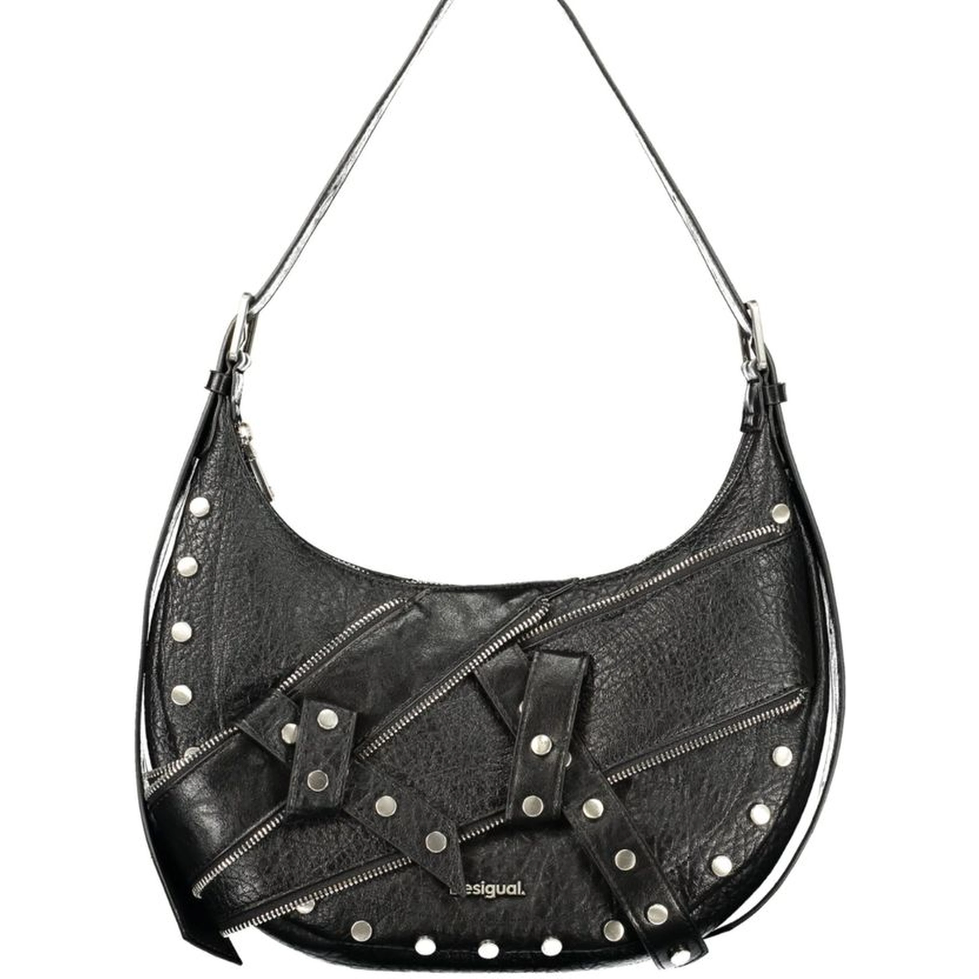 Nero Poliuretano Donna Bag