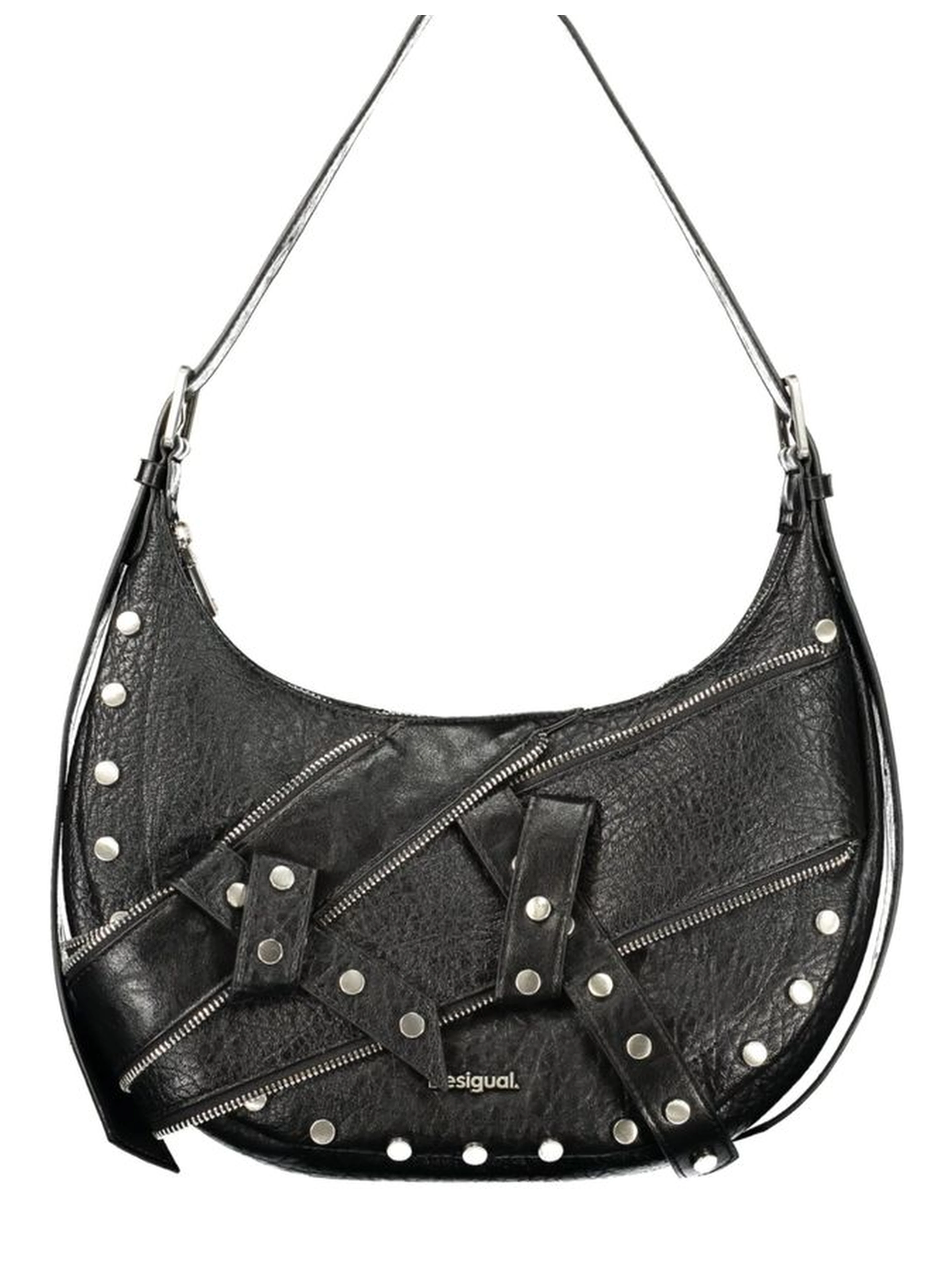 Nero Poliuretano Donna Bag