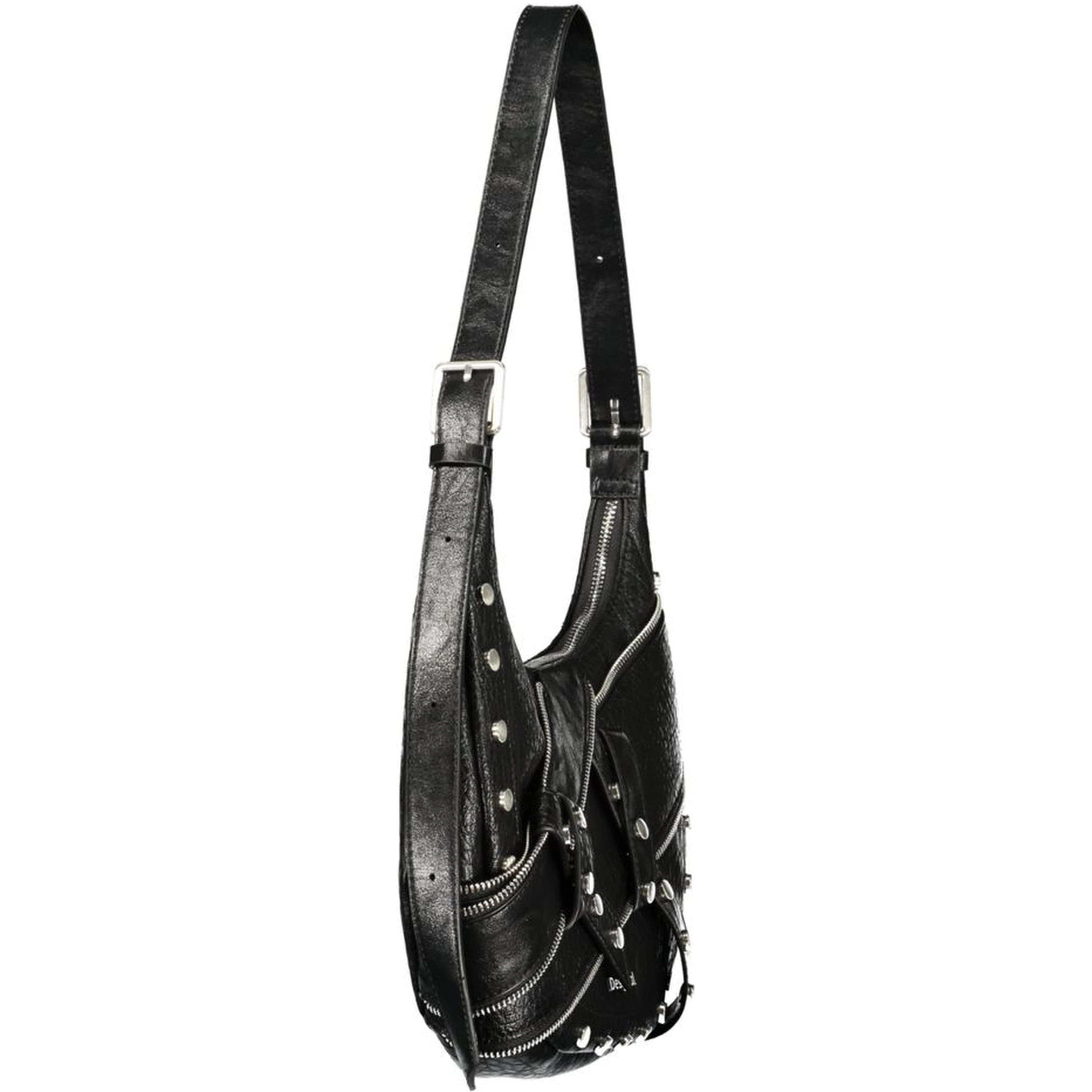 Nero Poliuretano Donna Bag